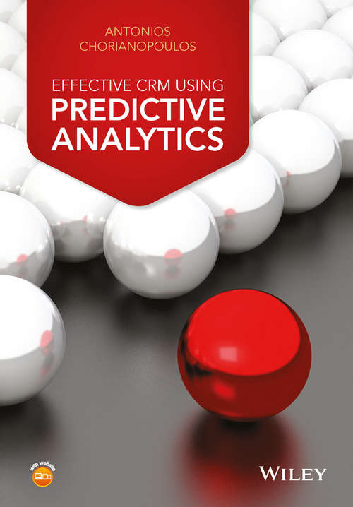 Book cover of Effective CRM using Predictive Analytics