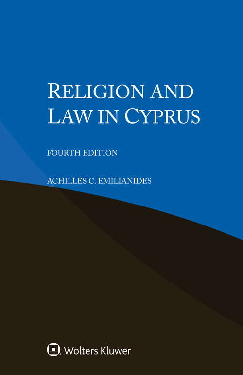 Book cover of Religion and Law in Cyprus (4)