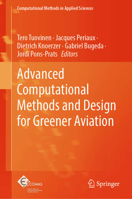 Book cover of Advanced Computational Methods and Design for Greener Aviation (2024) (Computational Methods in Applied Sciences #59)