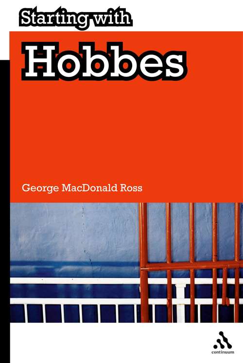 Book cover of Starting with Hobbes (Starting with…)