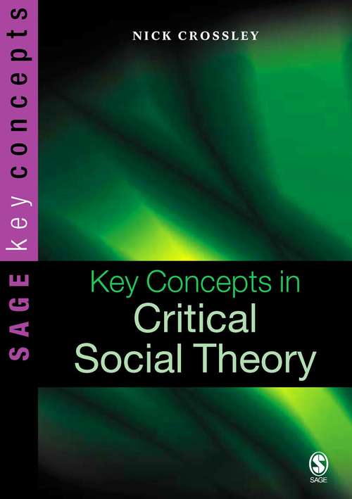 Book cover of Key Concepts in Critical Social Theory