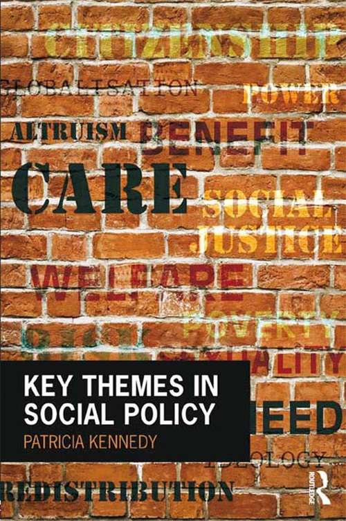 Book cover of Key Themes in Social Policy