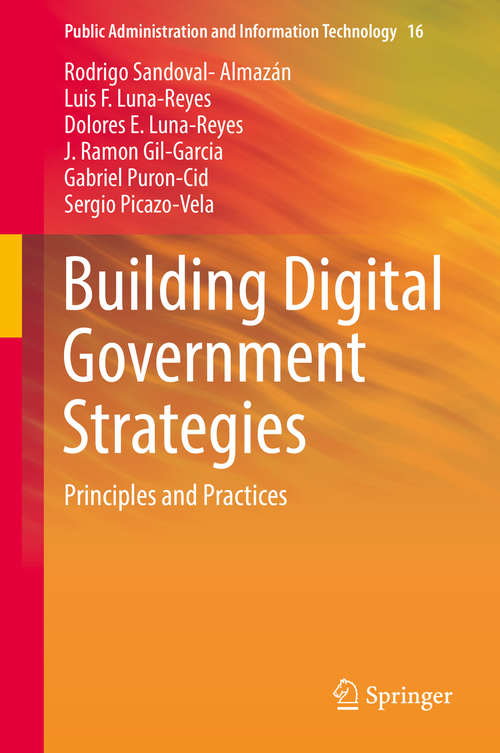 Book cover of Building Digital Government Strategies: Principles and Practices (Public Administration and Information Technology #16)