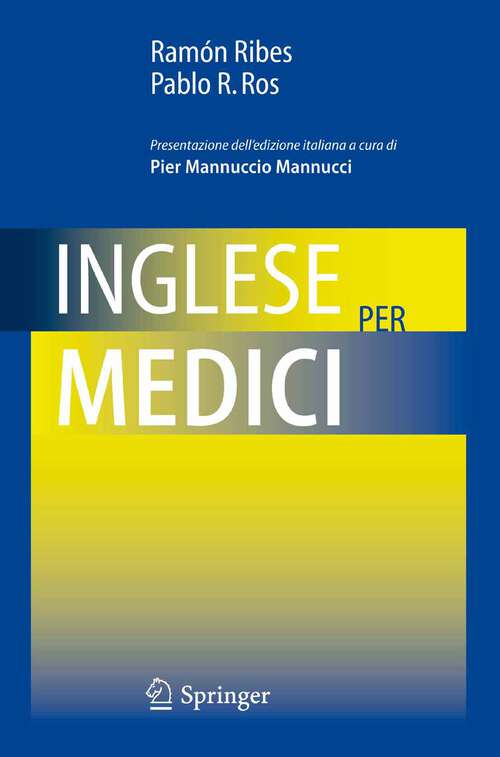 Book cover of Inglese per medici (2010)