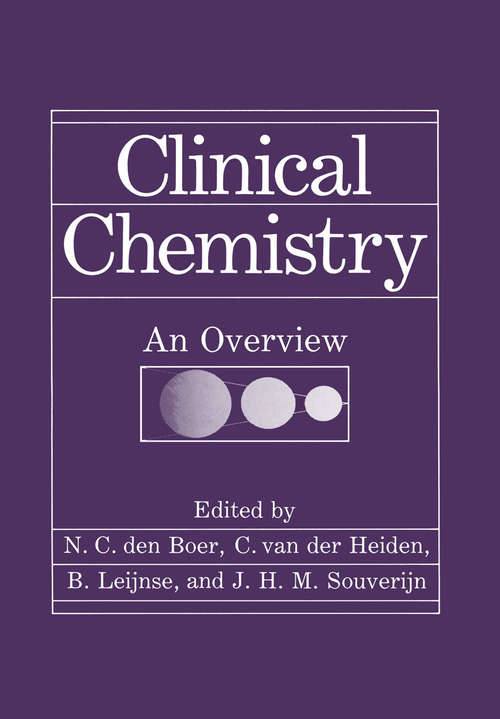 Book cover of Clinical Chemistry: An Overview (1989)