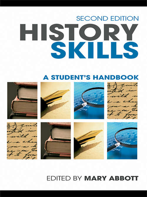 Book cover of History skills: A Student's Handbook (PDF)