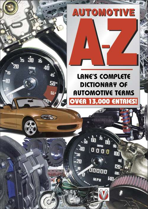 Book cover of Automotive A-Z: Lane’s complete dictionary of automotive terms