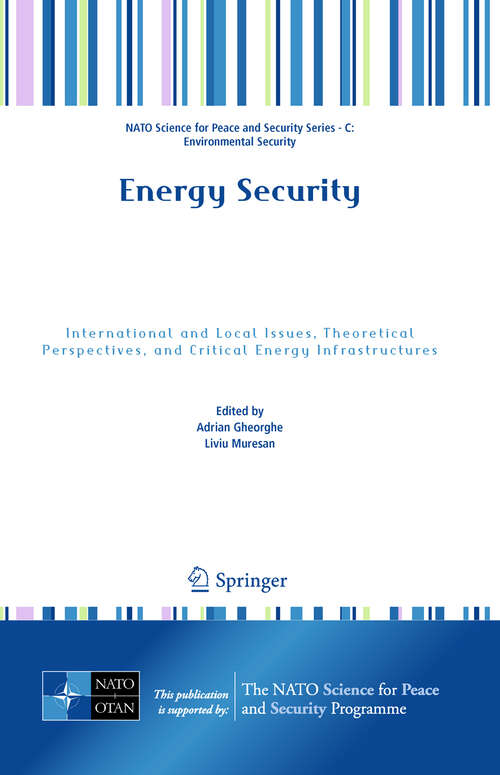 Book cover of Energy Security: International and Local Issues, Theoretical Perspectives, and Critical Energy Infrastructures (2011) (NATO Science for Peace and Security Series C: Environmental Security)