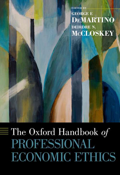 Book cover of The Oxford Handbook of Professional Economic Ethics (Oxford Handbooks)