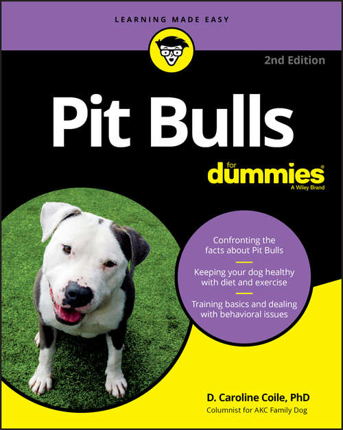 Book cover of Pit Bulls For Dummies (2)