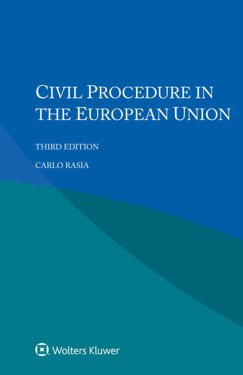 Book cover of Civil Procedure in the European Union