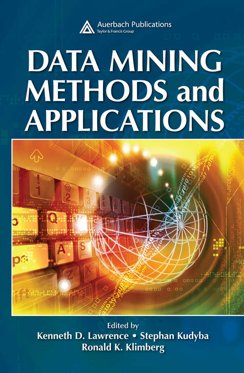 Book cover of Data Mining Methods and Applications