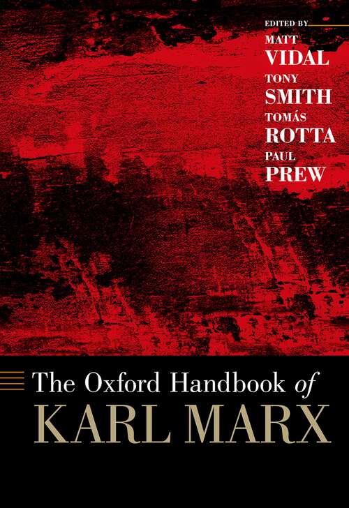 Book cover of The Oxford Handbook of Karl Marx (Oxford Handbooks)