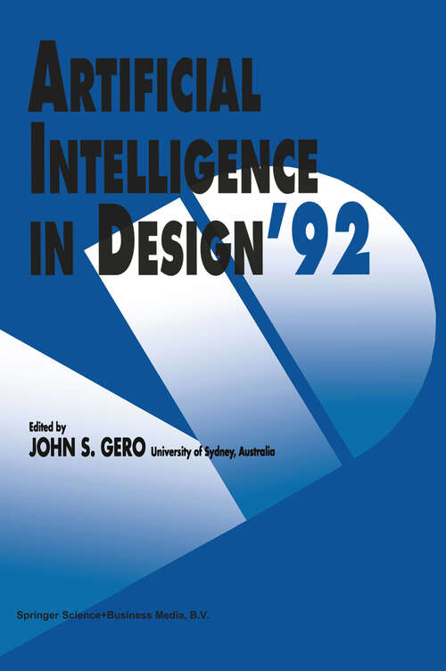 Book cover of Artificial Intelligence in Design ’92 (1992)