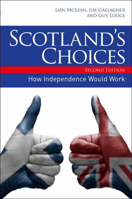 Book cover of Scotland’s Choices: The Referendum and What Happens Afterwards