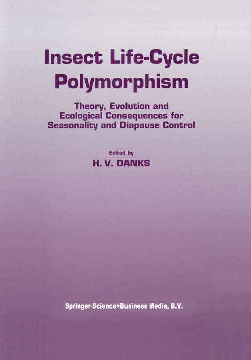Book cover of Insect life-cycle polymorphism: Theory, evolution and ecological consequences for seasonality and diapause control (1994) (Series Entomologica #52)