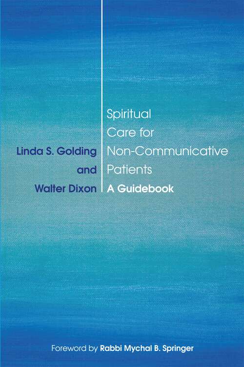 Book cover of Spiritual Care for Non-Communicative Patients: A Guidebook