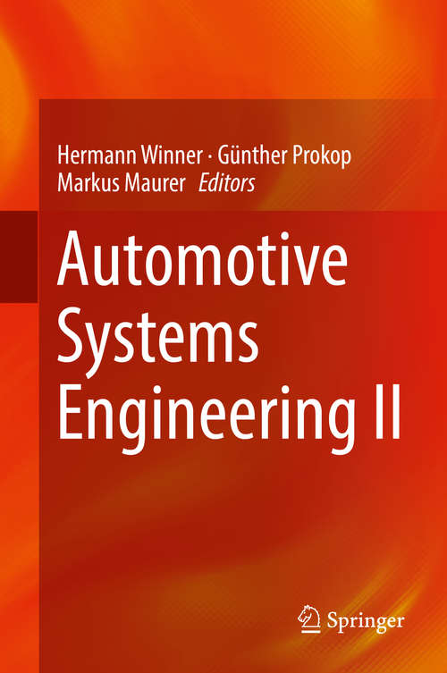 Book cover of Automotive Systems Engineering II