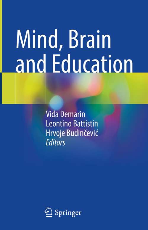 Book cover of Mind, Brain and Education (2023)