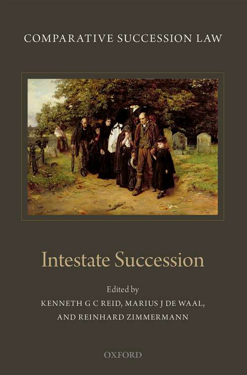 Book cover of Comparative Succession Law: Volume II: Intestate Succession