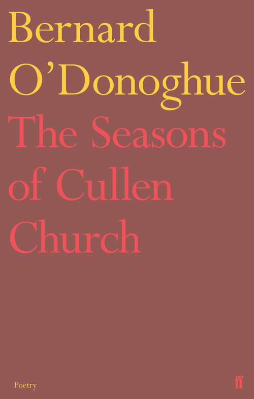 Book cover of The Seasons of Cullen Church (Main)