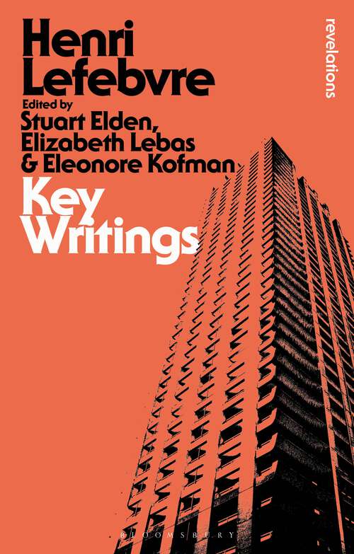 Book cover of Key Writings (Bloomsbury Revelations)