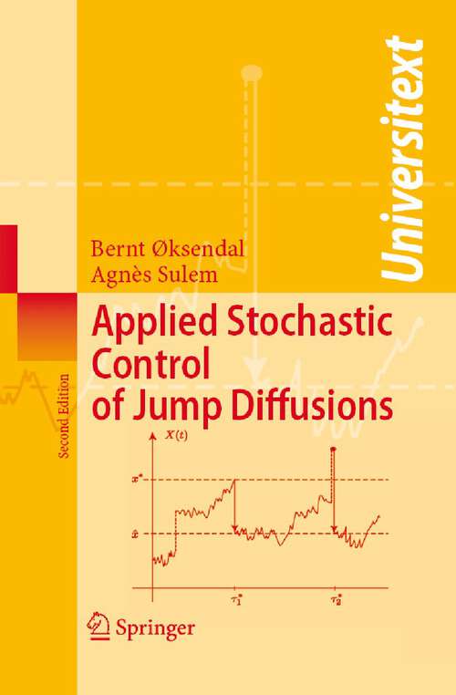 Book cover of Applied Stochastic Control of Jump Diffusions (2nd ed. 2007) (Universitext)