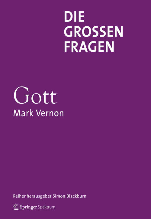 Book cover of Die großen Fragen - Gott (2013)