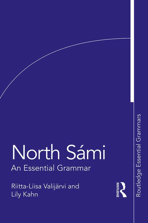 Book cover of North Sámi: An Essential Grammar (Routledge Essential Grammars)
