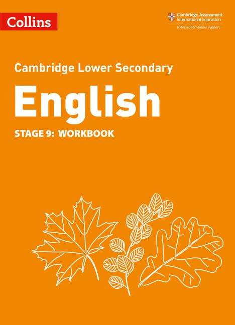 Book cover of Lower Secondary English Workbook: Stage 9 (PDF) ((2nd edition)) (Collins Cambridge Lower Secondary English Ser.)