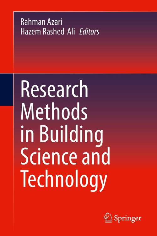 Book cover of Research Methods in Building Science and Technology (1st ed. 2021)