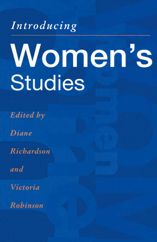 Book cover of Introducing Women's Studies: Feminist Theory and Practice (1st ed. 1993)