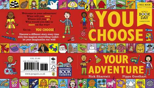 Book cover of You Choose Your Adventure (World Book Day 2023)