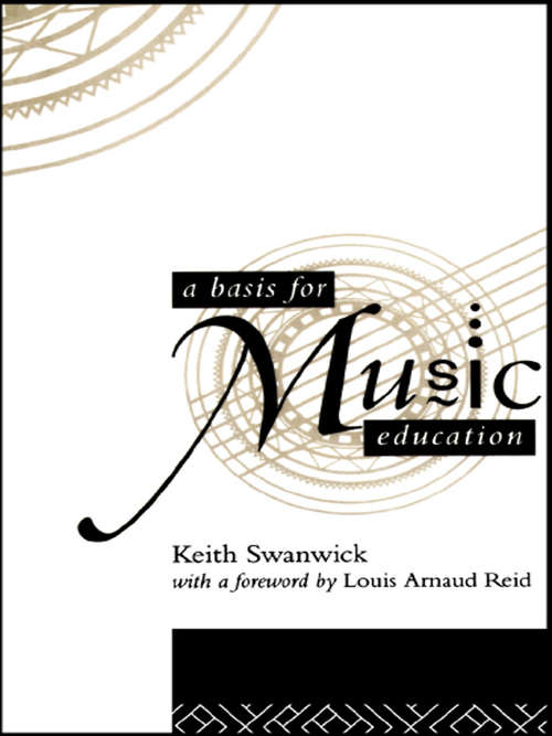 Book cover of A Basis for Music Education