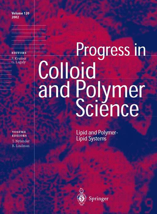 Book cover of Lipid and Polymer-Lipid Systems (2002) (Progress in Colloid and Polymer Science #120)