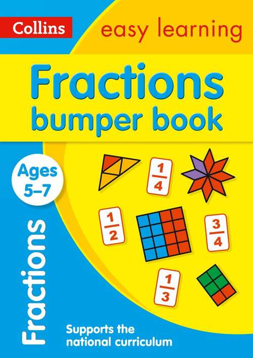 Book cover of Collins Easy Learning Ks1 - Fractions Bumper Book Ages 5-7 (PDF) (Collins Easy Learning Ks1 Ser.)