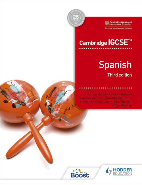 Book cover of Cambridge IGCSE™ Spanish Student Book Third Edition