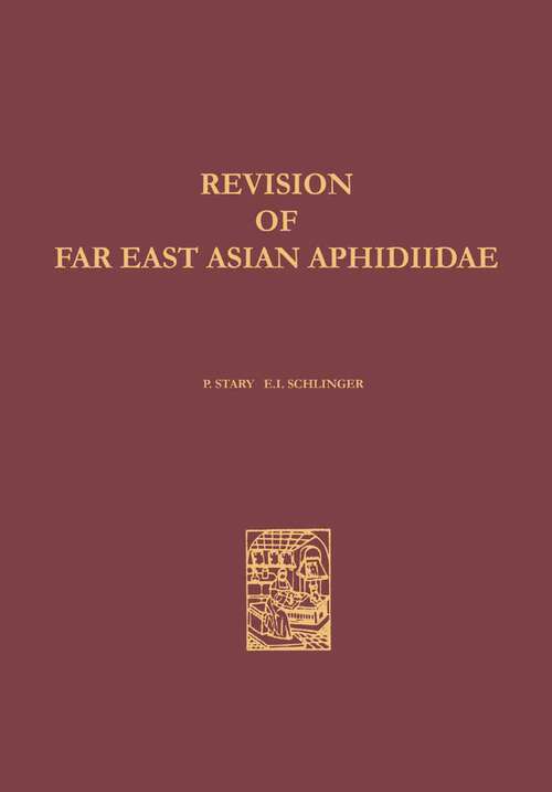 Book cover of A Revision of the Far East Asian Aphidiidae (Hymenoptera) (1967) (Series Entomologica)