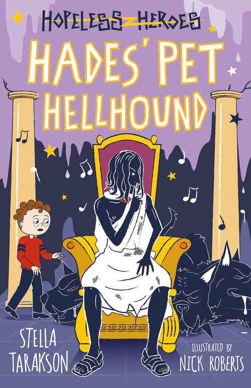 Book cover of Hades' Pet Hellhound (Hopeless Heroes #9)