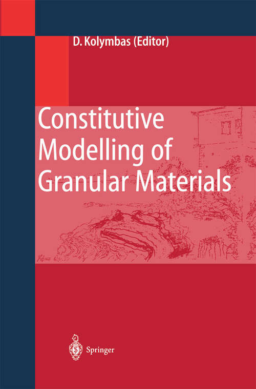 Book cover of Constitutive Modelling of Granular Materials (2000)