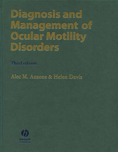 Book cover of Diagnosis and Management of Ocular Motility Disorders (3)