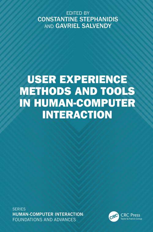 Book cover of User Experience Methods and Tools in Human-Computer Interaction