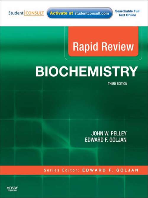 Book cover of Rapid Review Biochemistry E-Book: Rapid Review Biochemistry E-Book (3) (Rapid Review)