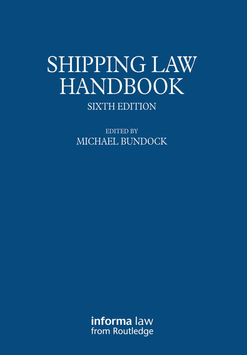 Book cover of Shipping Law Handbook (5)