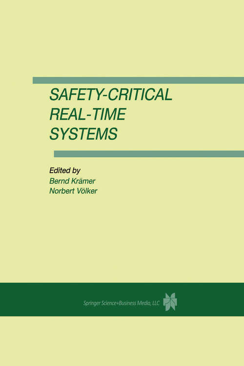 Book cover of Safety-Critical Real-Time Systems (1997)