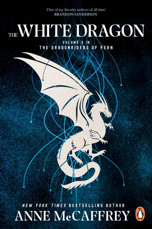 Book cover of The White Dragon: the climactic Epic from one of the most influential fantasy and SF writers of her generation (The Dragon Books #3)