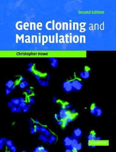 Book cover of Gene Cloning And Manipulation (PDF)