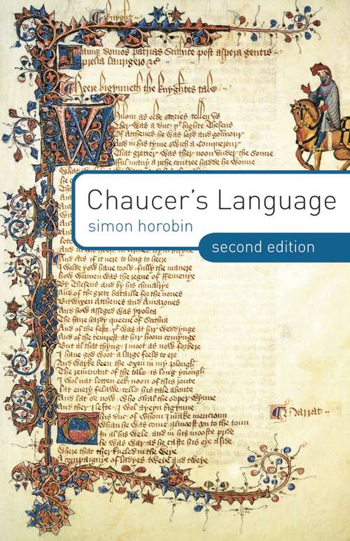 Book cover of Chaucer's Language