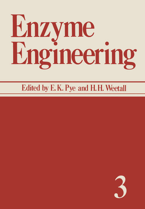 Book cover of Enzyme Engineering: Volume 3 (1978)