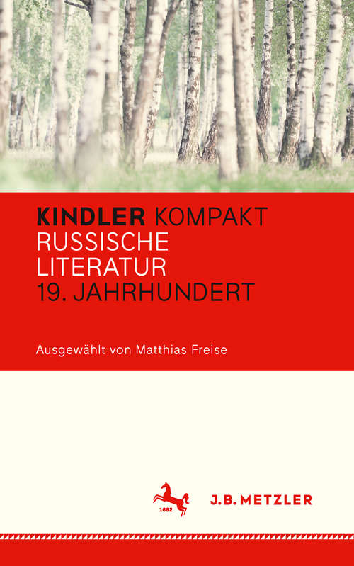 Book cover of Kindler Kompakt: Russische Literatur, 19. Jahrhundert (Zweifarbig)